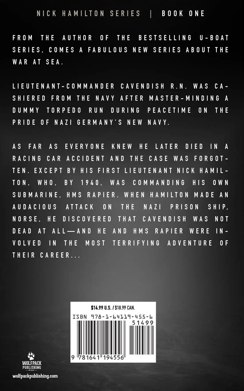Rückseite: 9781641194556 | Fighting Submarine | Nick Hamilton Series | Edwyn Gray | Taschenbuch