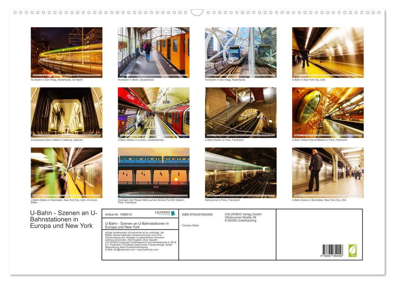 Bild: 9783457854556 | U-Bahn - Szenen an U-Bahnstationen in Europa und New York...
