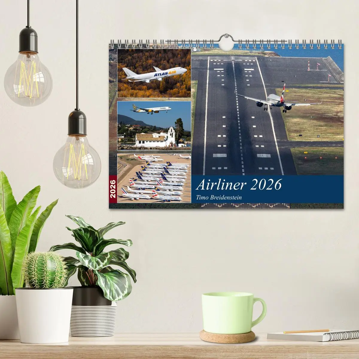 Bild: 9783457924556 | Airliner 2026 (Wandkalender 2026 DIN A4 quer), CALVENDO Monatskalender