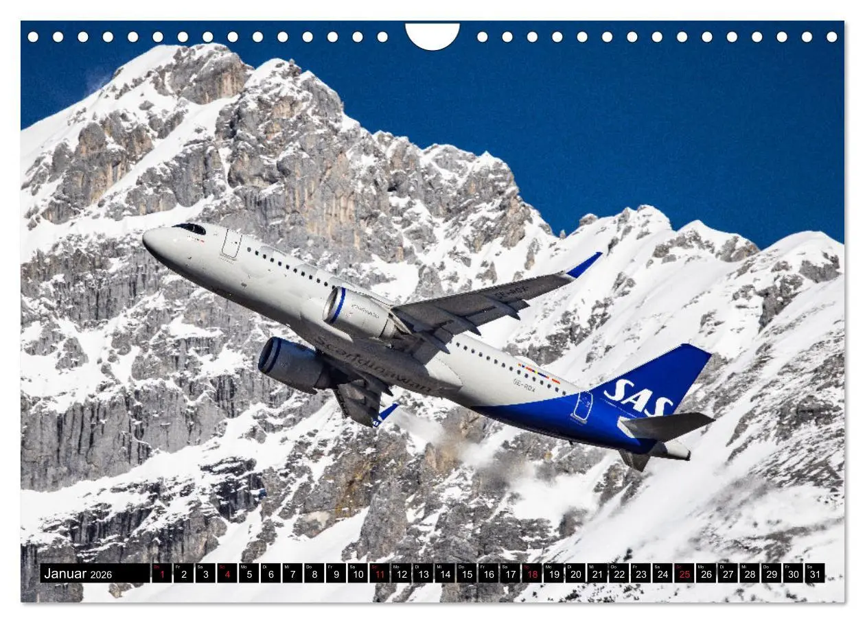 Bild: 9783457924556 | Airliner 2026 (Wandkalender 2026 DIN A4 quer), CALVENDO Monatskalender