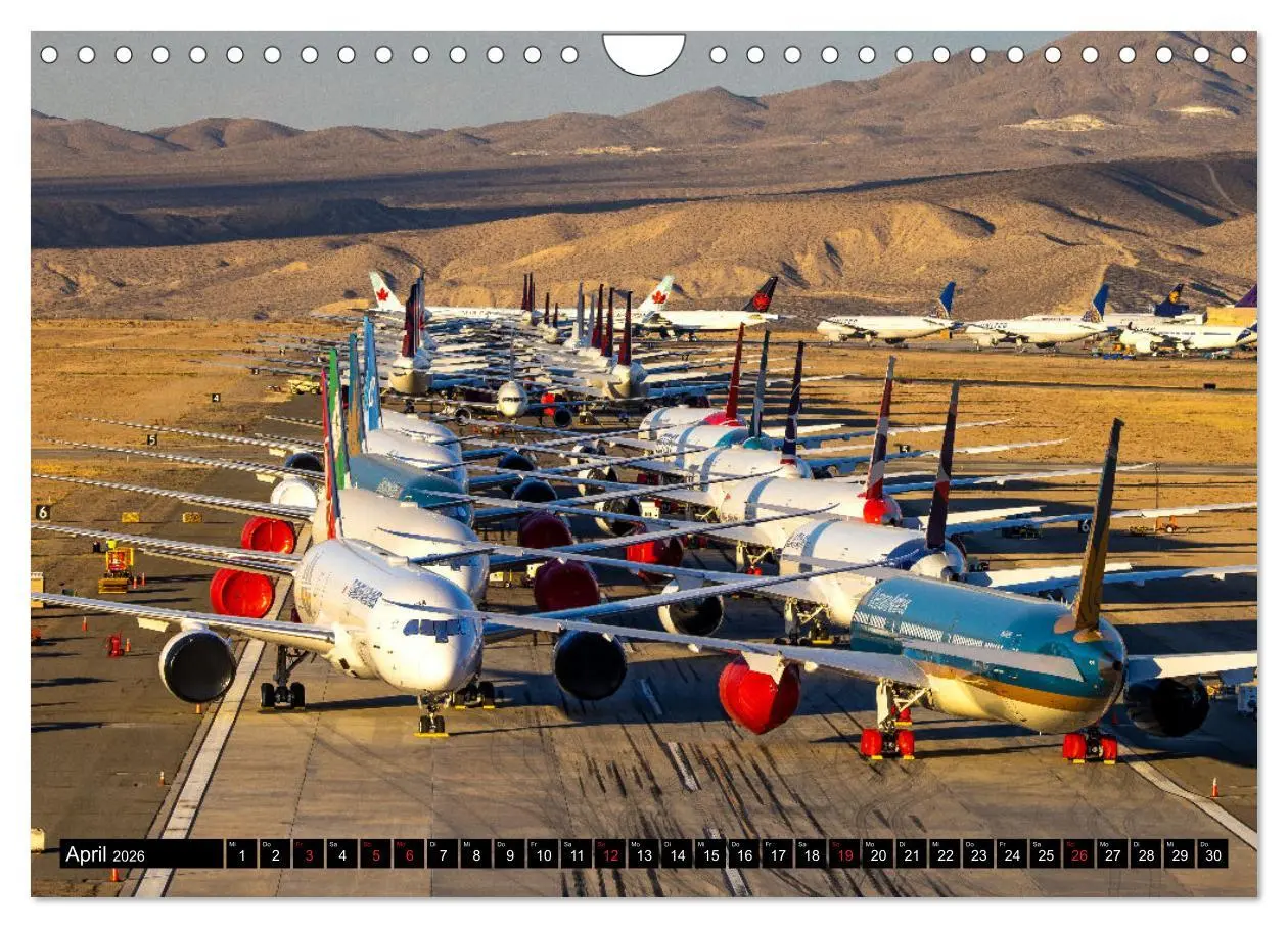 Bild: 9783457924556 | Airliner 2026 (Wandkalender 2026 DIN A4 quer), CALVENDO Monatskalender