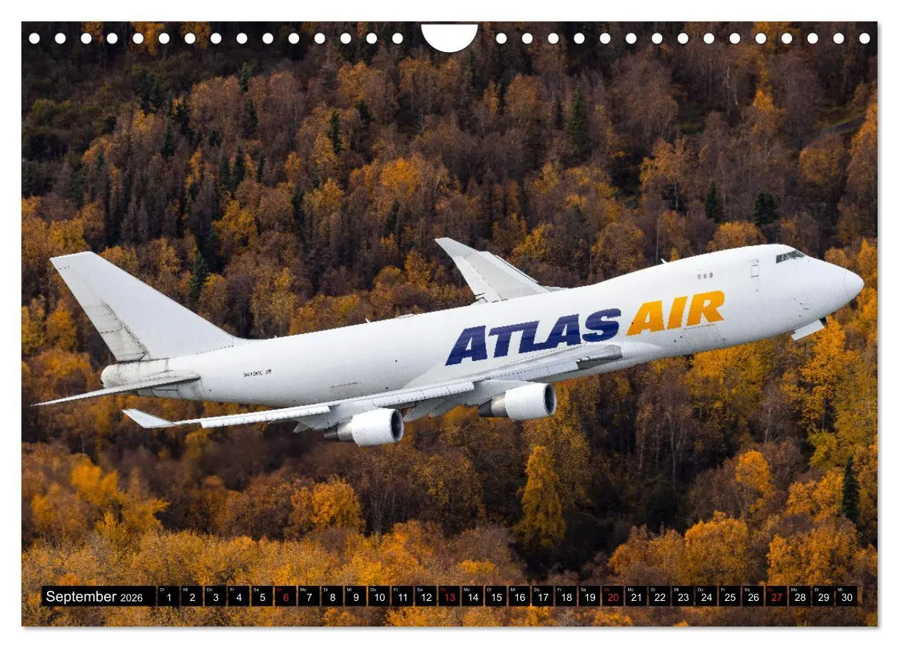 Bild: 9783457924556 | Airliner 2026 (Wandkalender 2026 DIN A4 quer), CALVENDO Monatskalender