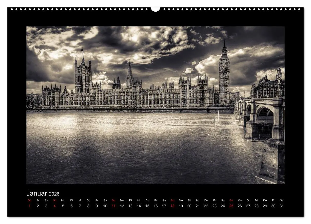 Bild: 9783516184556 | London-Bilder (hochwertiger Premium Wandkalender 2026 DIN A2 quer),...