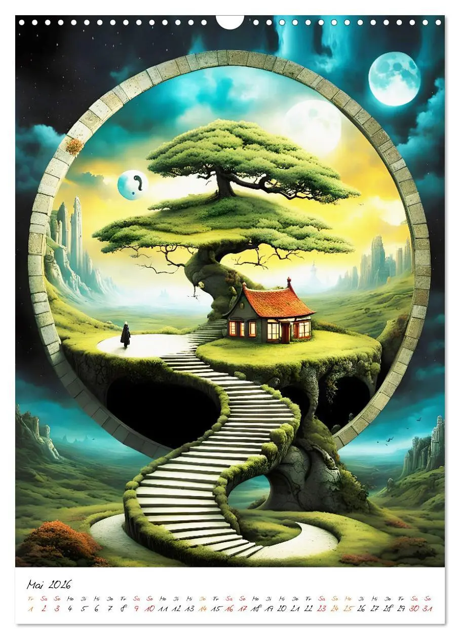 Bild: 9783516254556 | Portale der Stille (Wandkalender 2026 DIN A3 hoch), CALVENDO...