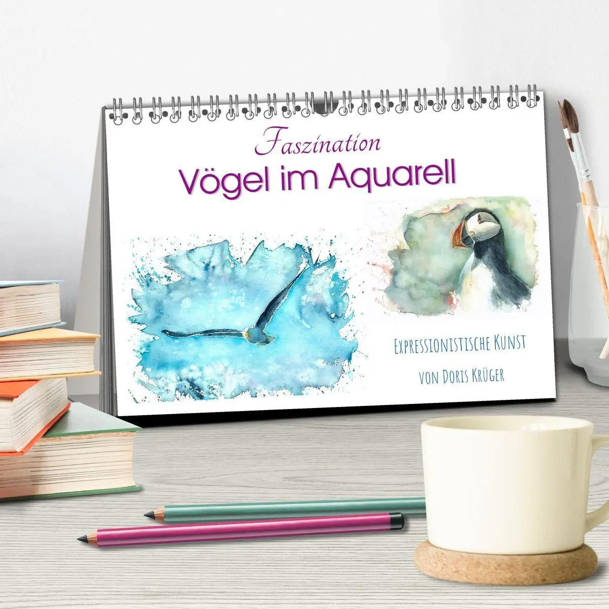 Bild: 9783516704556 | Faszination Vögel im Aquarell - Expressionistische Kunst von Doris...