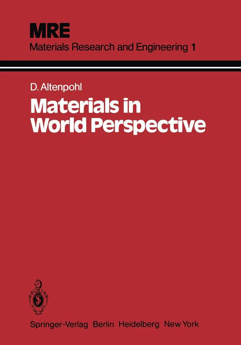 Cover: 9783642814556 | Materials in World Perspective | D. G. Altenpohl | Taschenbuch | xvi