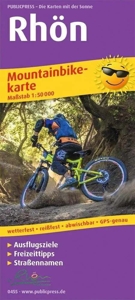 Cover: 9783747304556 | Mountainbikekarte Rhön 1 : 50 000 | (Land-)Karte | Deutsch | 2020