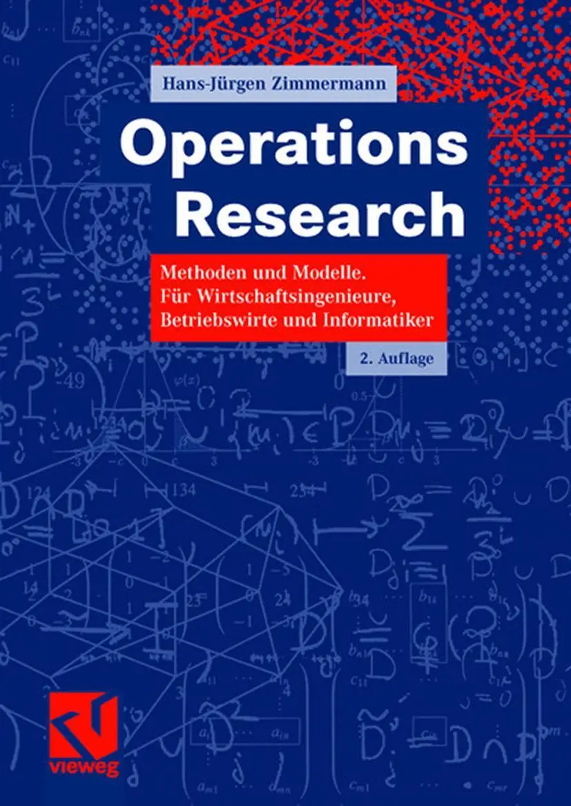 Cover: 9783834804556 | Operations Research | Hans-Jürgen Zimmermann | Taschenbuch | xiv Cover: 9783834804556 | Operations Research | Hans-Jürgen Zimmermann | Taschenbuch | xiv