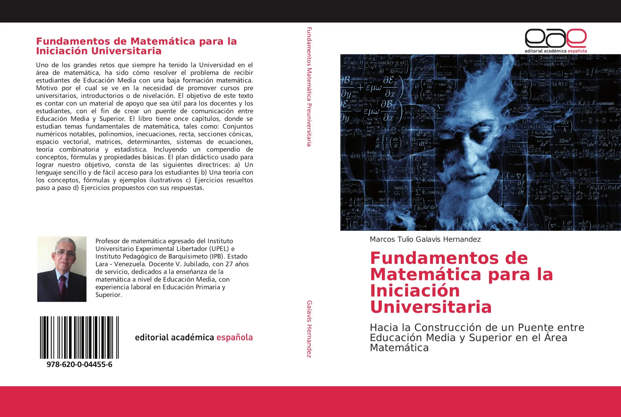 Cover: 9786200044556 | Fundamentos de Matemática para la Iniciación Universitaria | Hernandez