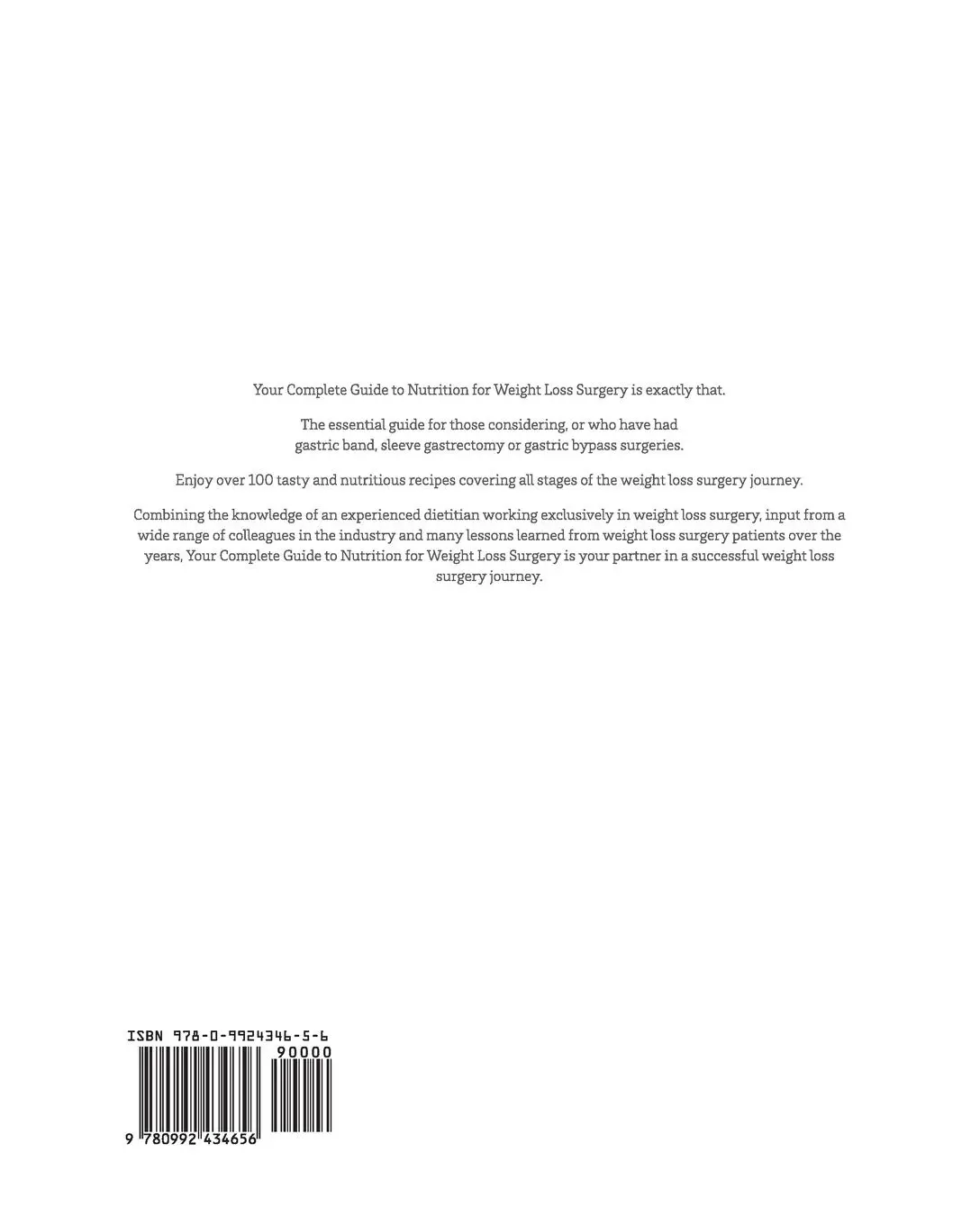 Rückseite: 9780992434656 | Your Complete Guide to Nutrition for Weight Loss Surgery | Johnston