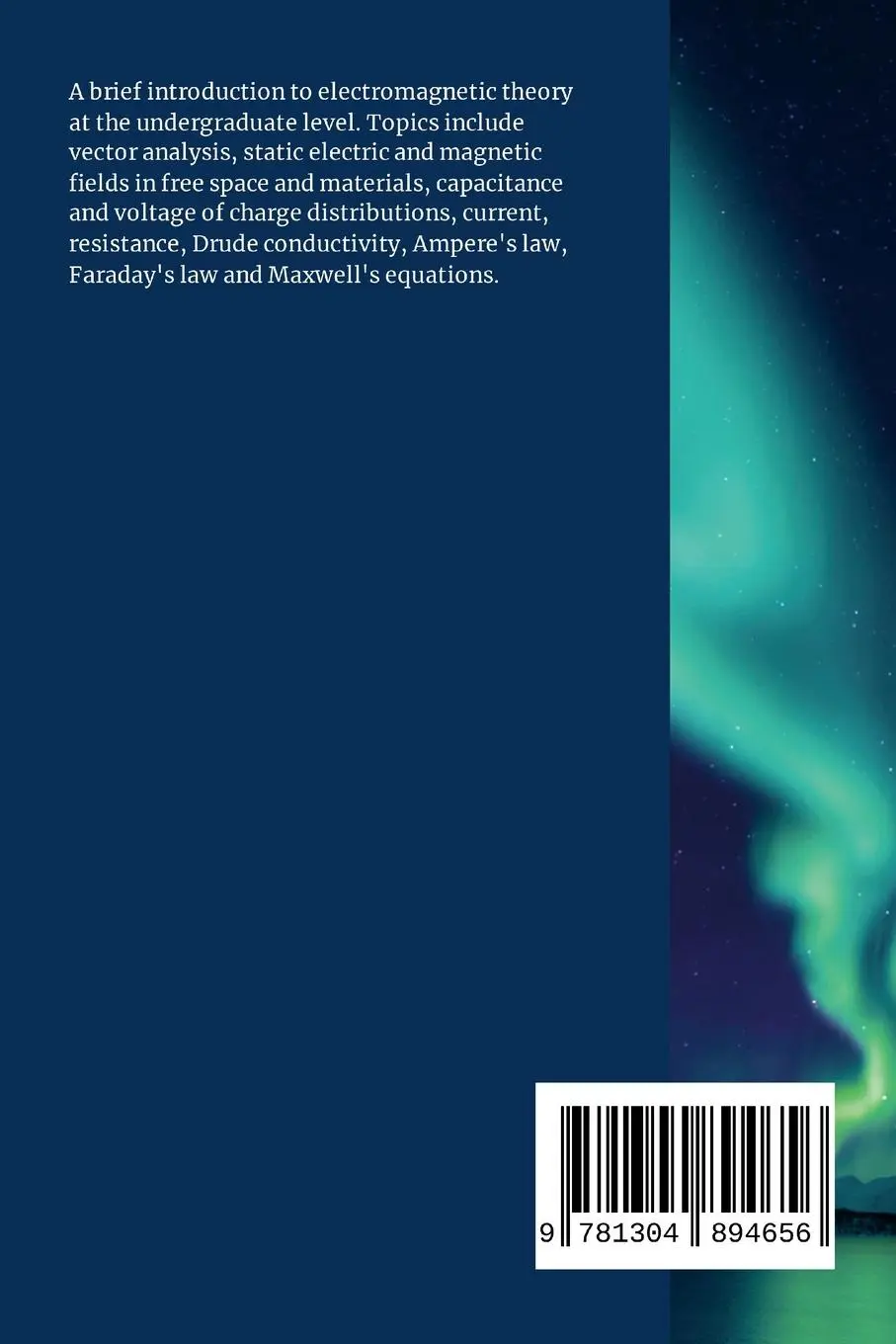 Rückseite: 9781304894656 | Intermediate Electromagnetic Theory | Douglas Barlow | Taschenbuch