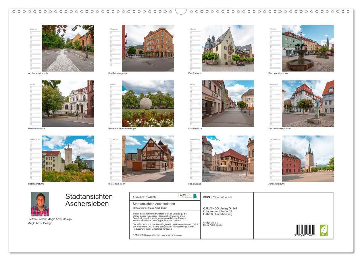 Bild: 9783435204656 | Stadtansichten Aschersleben (Wandkalender 2025 DIN A2 quer),...