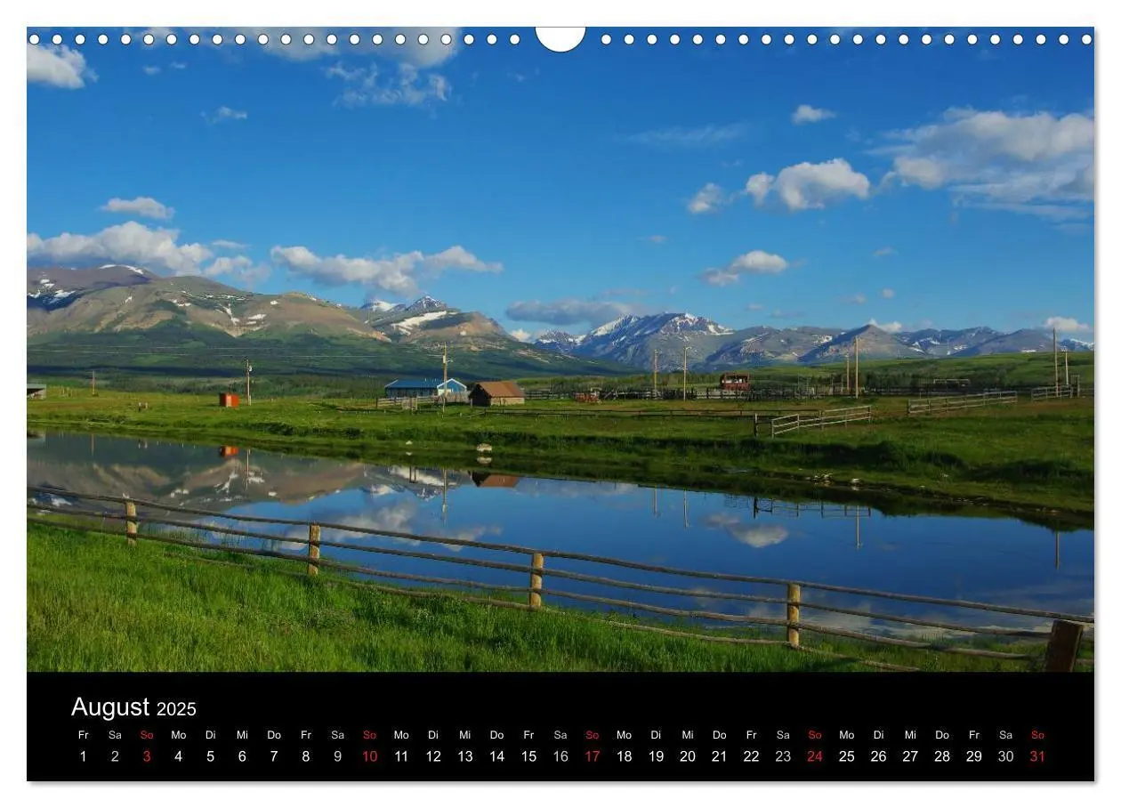 Bild: 9783435824656 | Montana! (Wandkalender 2025 DIN A3 quer), CALVENDO Monatskalender