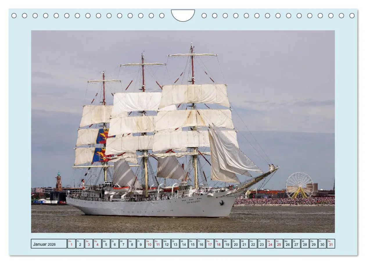 Bild: 9783457774656 | Segelschulschiffe aus aller Welt (Wandkalender 2026 DIN A4 quer),...