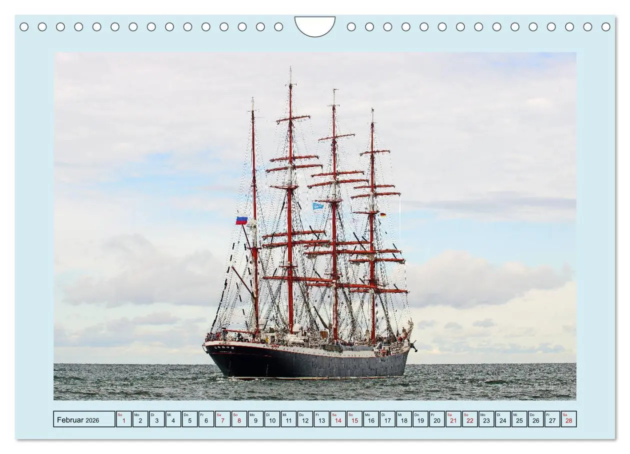 Bild: 9783457774656 | Segelschulschiffe aus aller Welt (Wandkalender 2026 DIN A4 quer),...