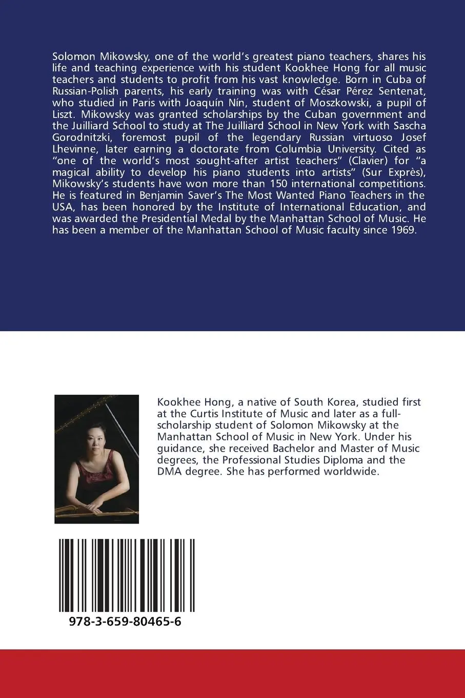 Rückseite: 9783659804656 | The Piano Teaching Legacy of Solomon Mikowsky | Kookhee Hong | Buch