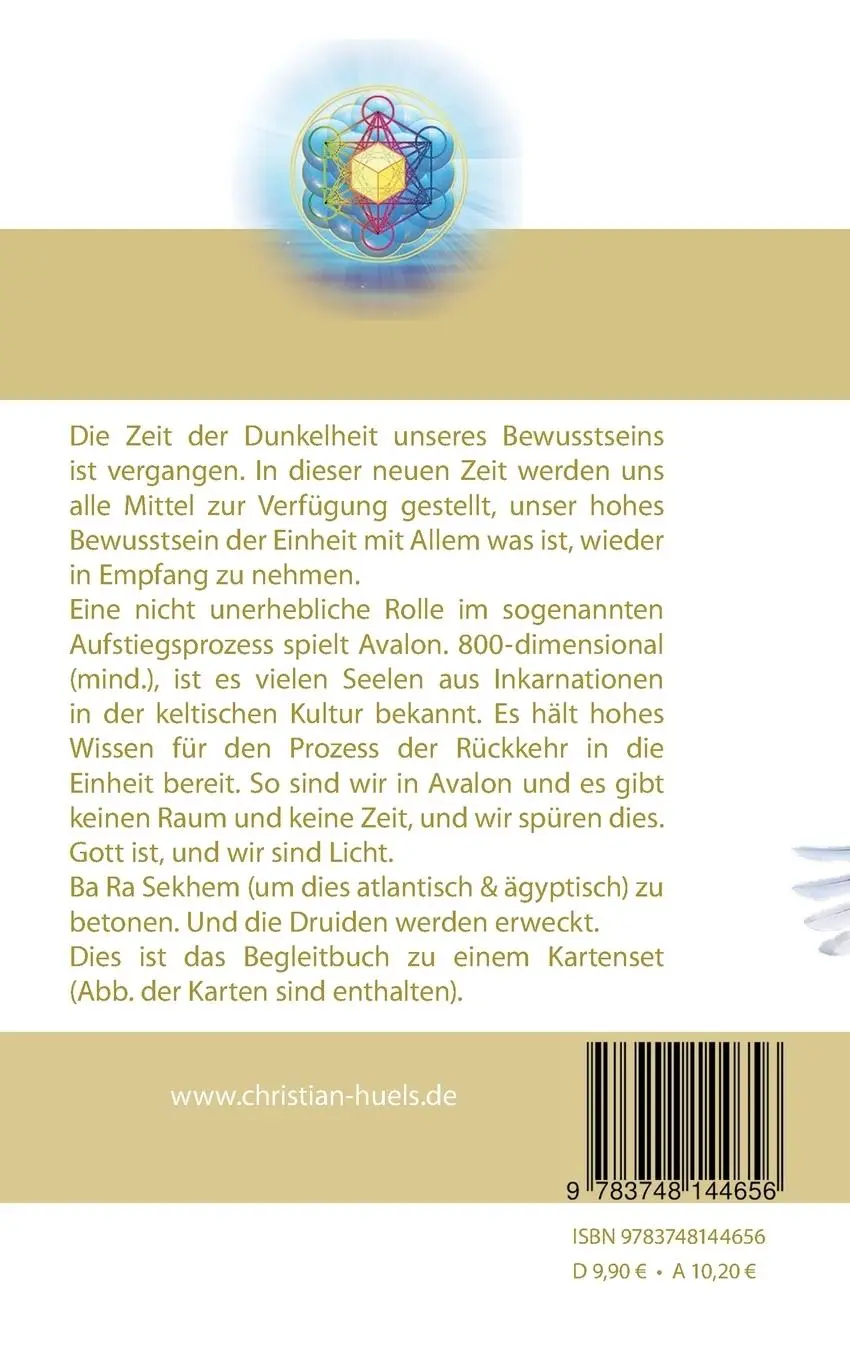Rückseite: 9783748144656 | Avalon - Das Kartenset | Begleitbuch | Christian Hüls | Taschenbuch