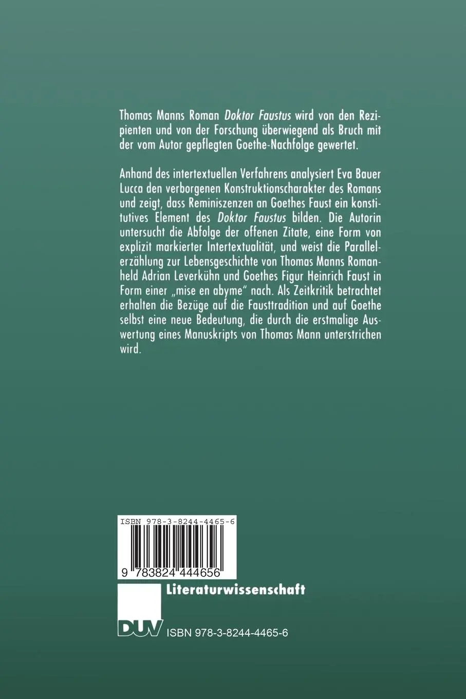 Rückseite: 9783824444656 | Versteckte Spuren | Eva Bauer Lucca | Taschenbuch | 309 S. | Deutsch