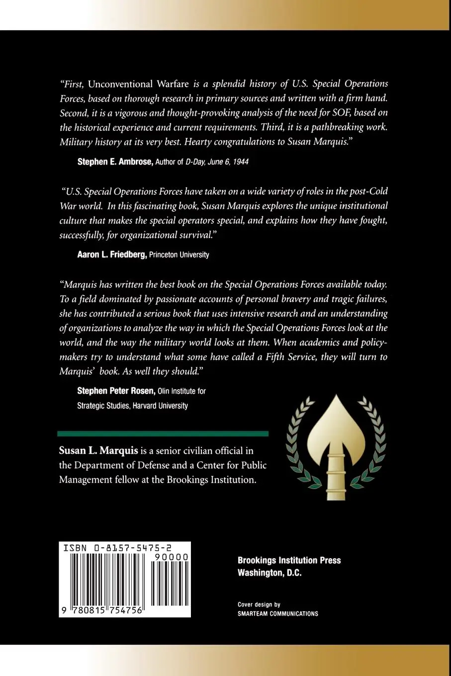 Rückseite: 9780815754756 | Unconventional Warfare | Rebuilding U.S. Special Operation Forces