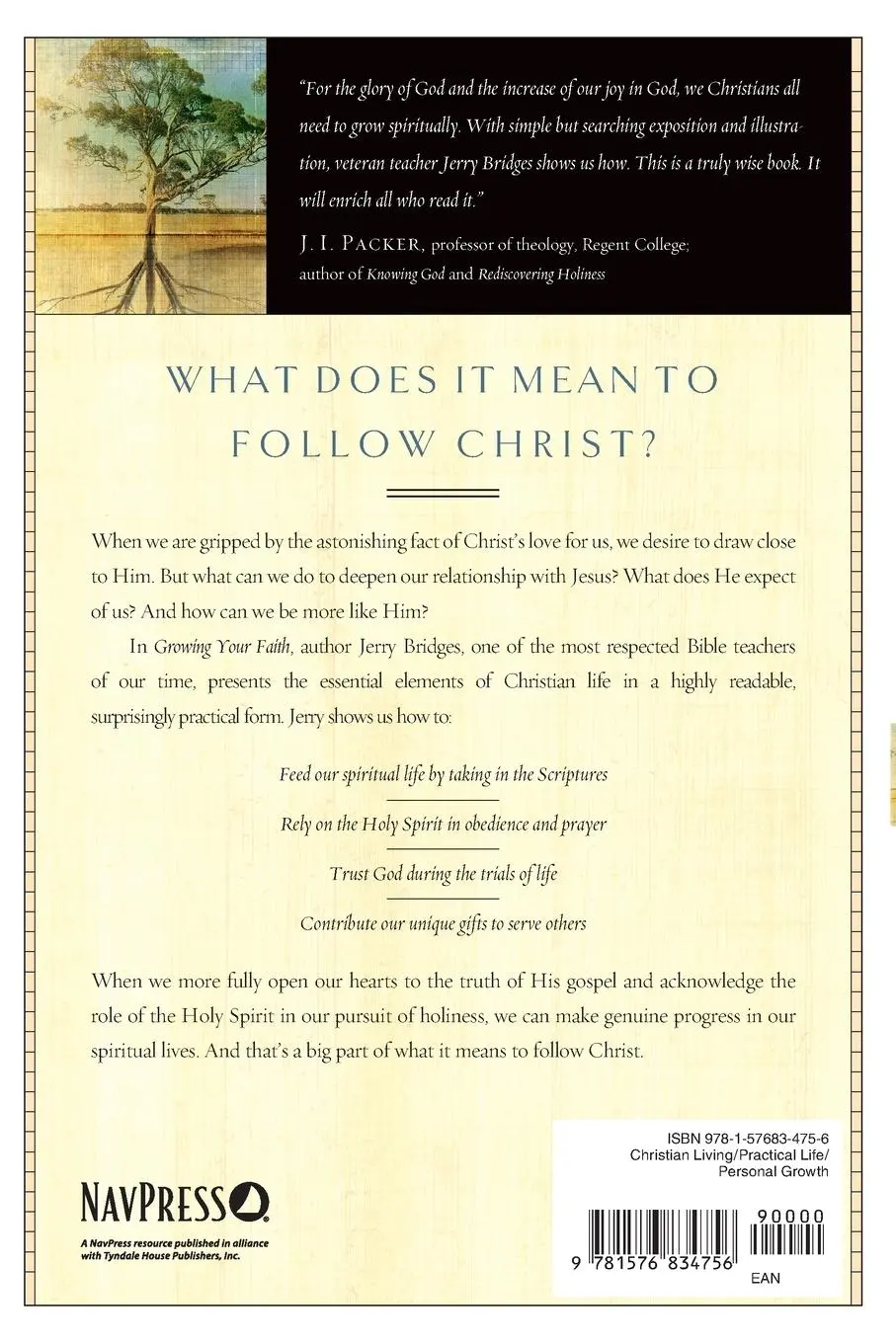 Rückseite: 9781576834756 | Growing Your Faith | Jerry Bridges | Taschenbuch | Englisch | 2004
