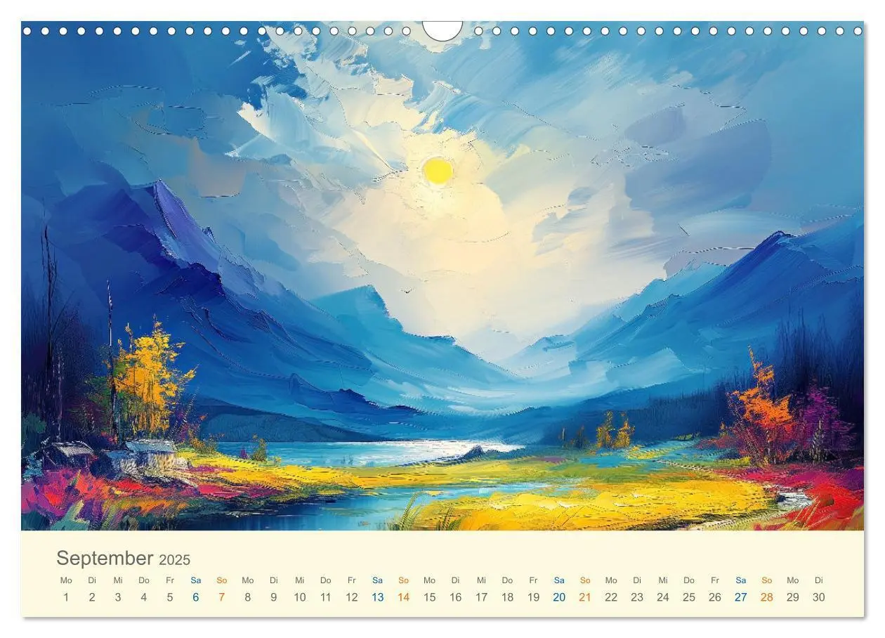 Bild: 9783435744756 | Impressionistische Naturlandschaften (Wandkalender 2025 DIN A3...