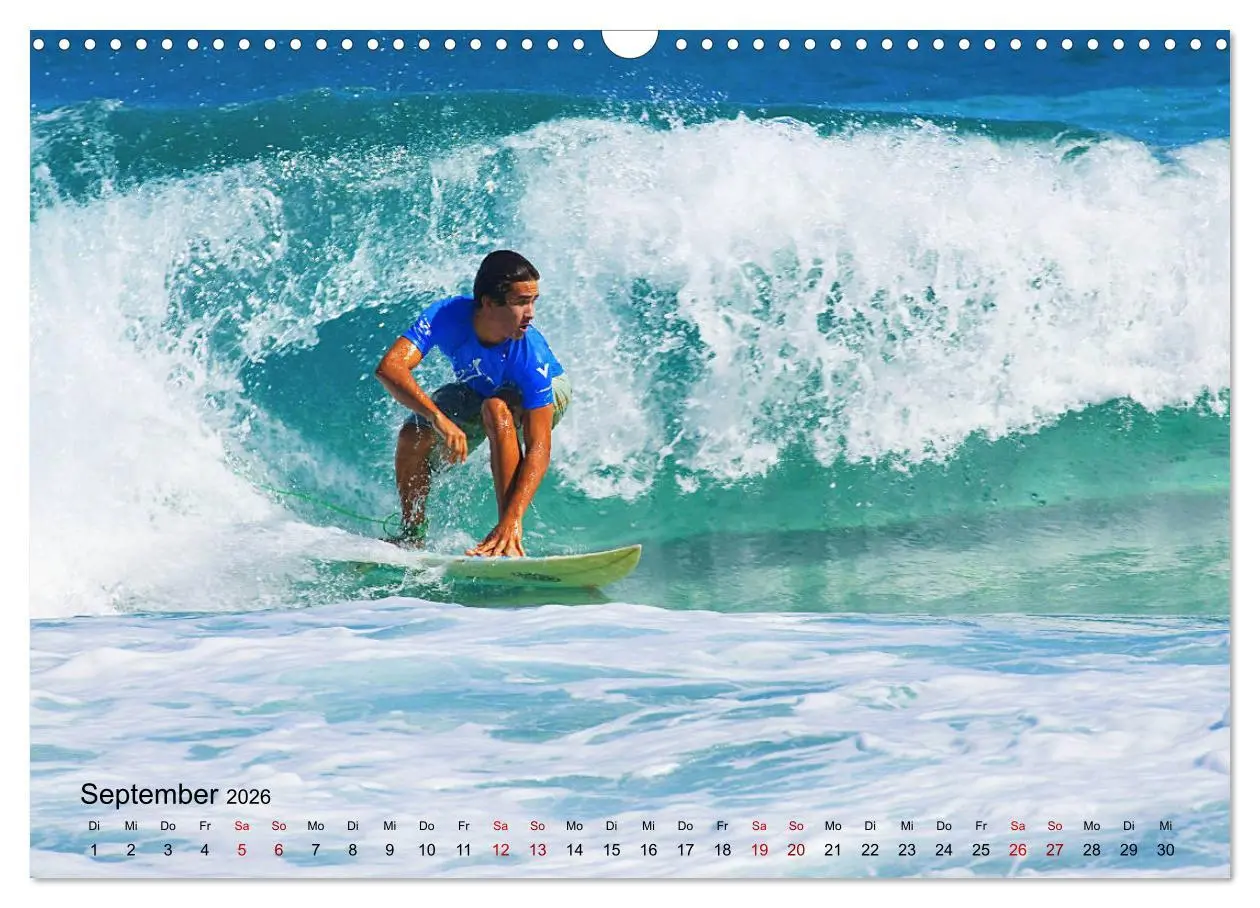 Bild: 9783457834756 | Surfen - die perfekte Welle (Wandkalender 2026 DIN A3 quer),...