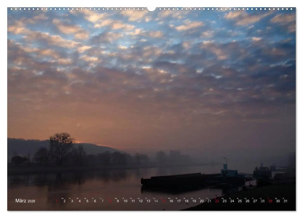Bild: 9783516094756 | Die Elbe in Dresden-Laubegast (hochwertiger Premium Wandkalender...