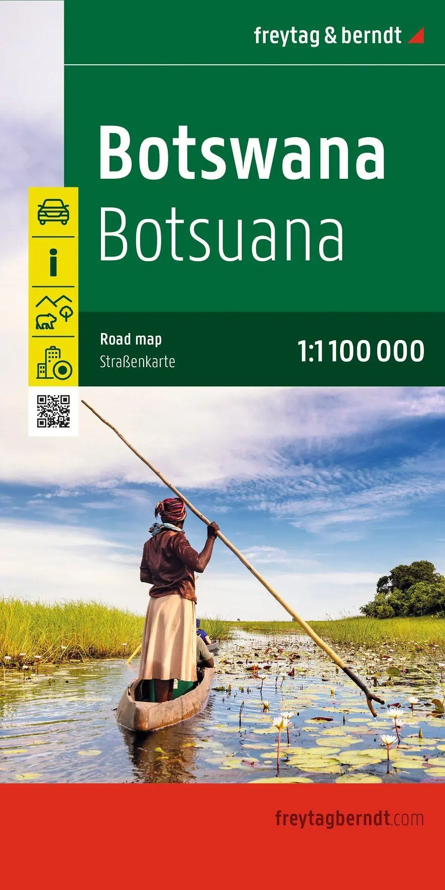 Cover: 9783707924756 | freytag &amp; berndt Straßenkarte Botsuana 1:1,1 Mio. | Freytag &amp; Berndt