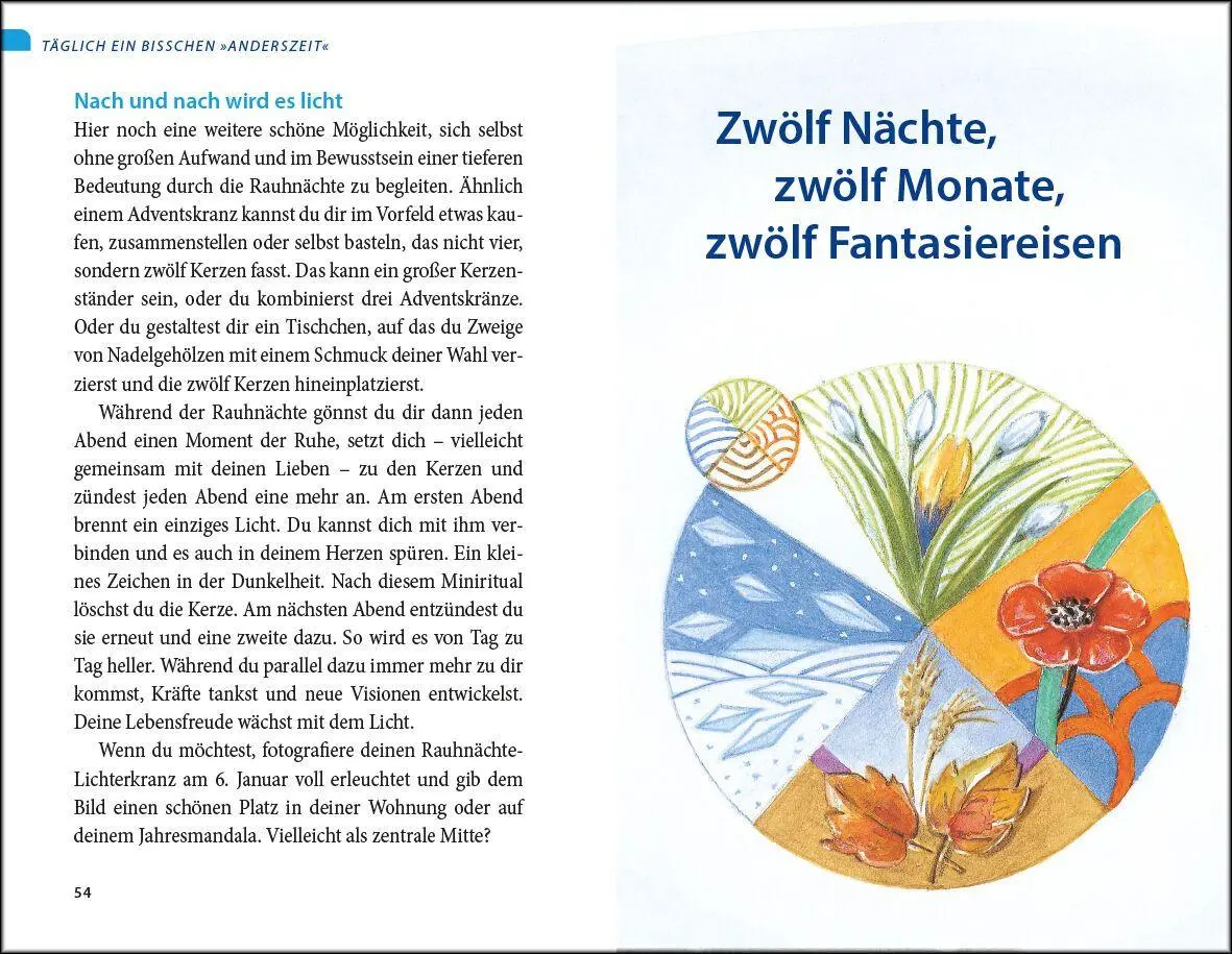Bild: 9783424154856 | Die Rauhnächte als Quelle der Ruhe und Kraft | Taschenbuch | 136 S.