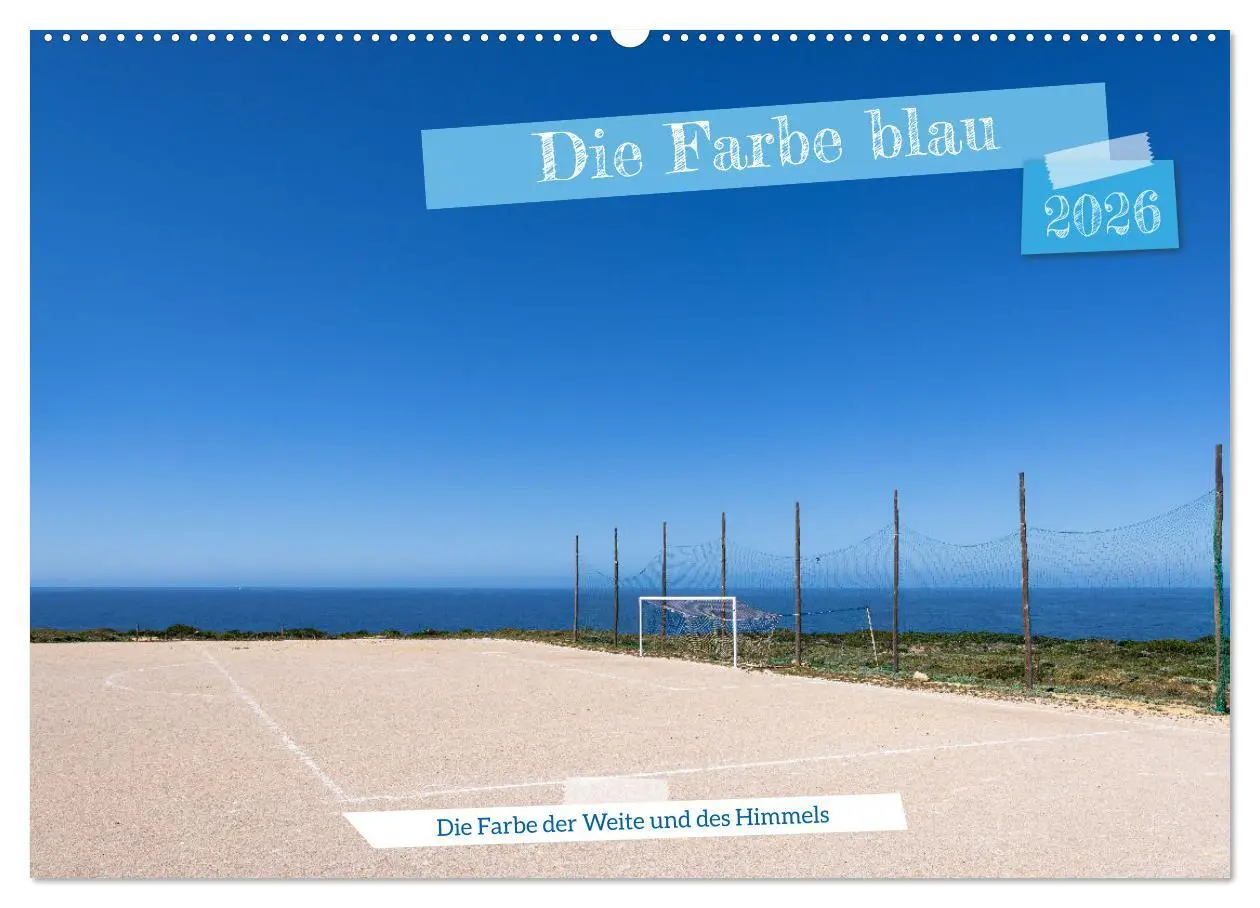 Cover: 9783457374856 | Die Farbe blau - Die Farbe der Weite und des Himmels (Wandkalender...