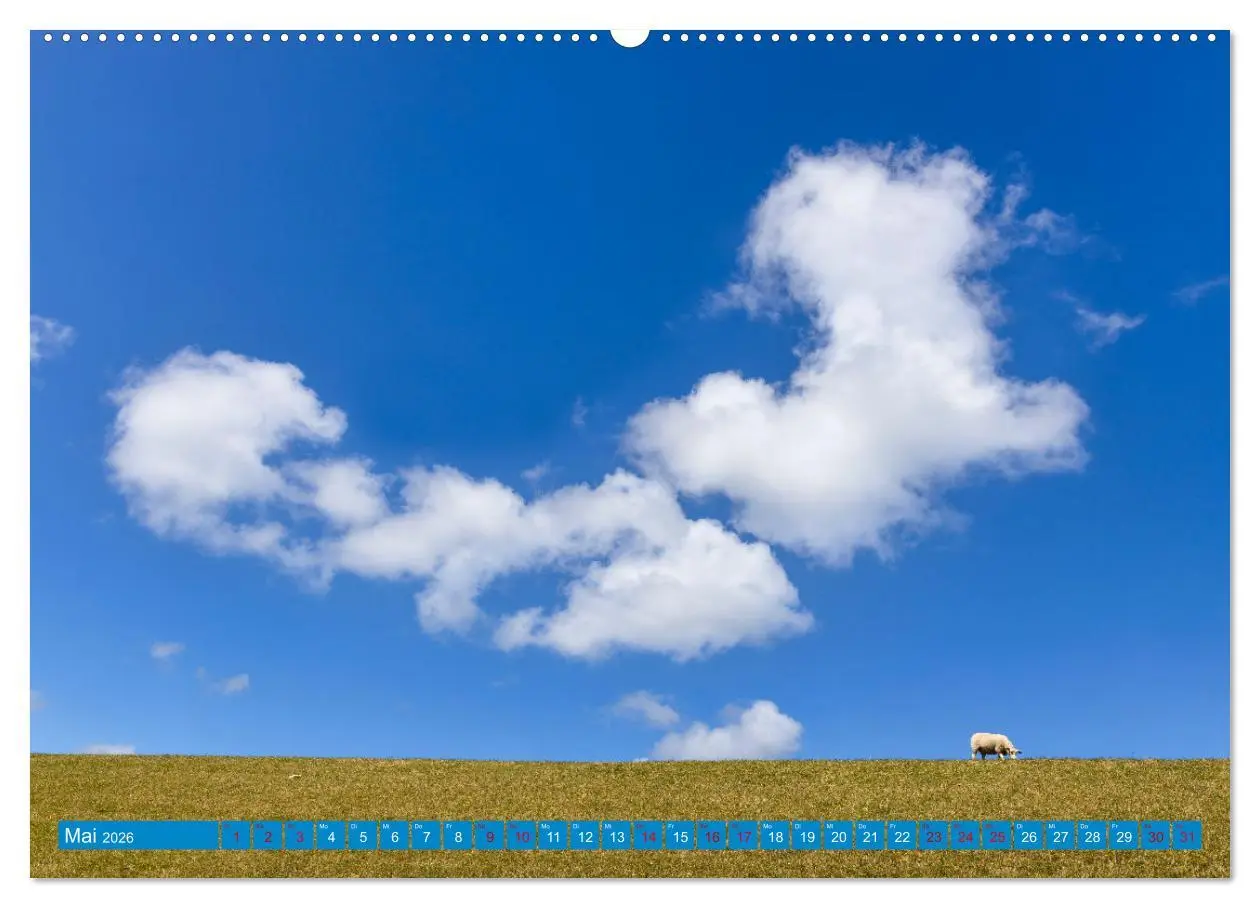 Bild: 9783457374856 | Die Farbe blau - Die Farbe der Weite und des Himmels (Wandkalender...