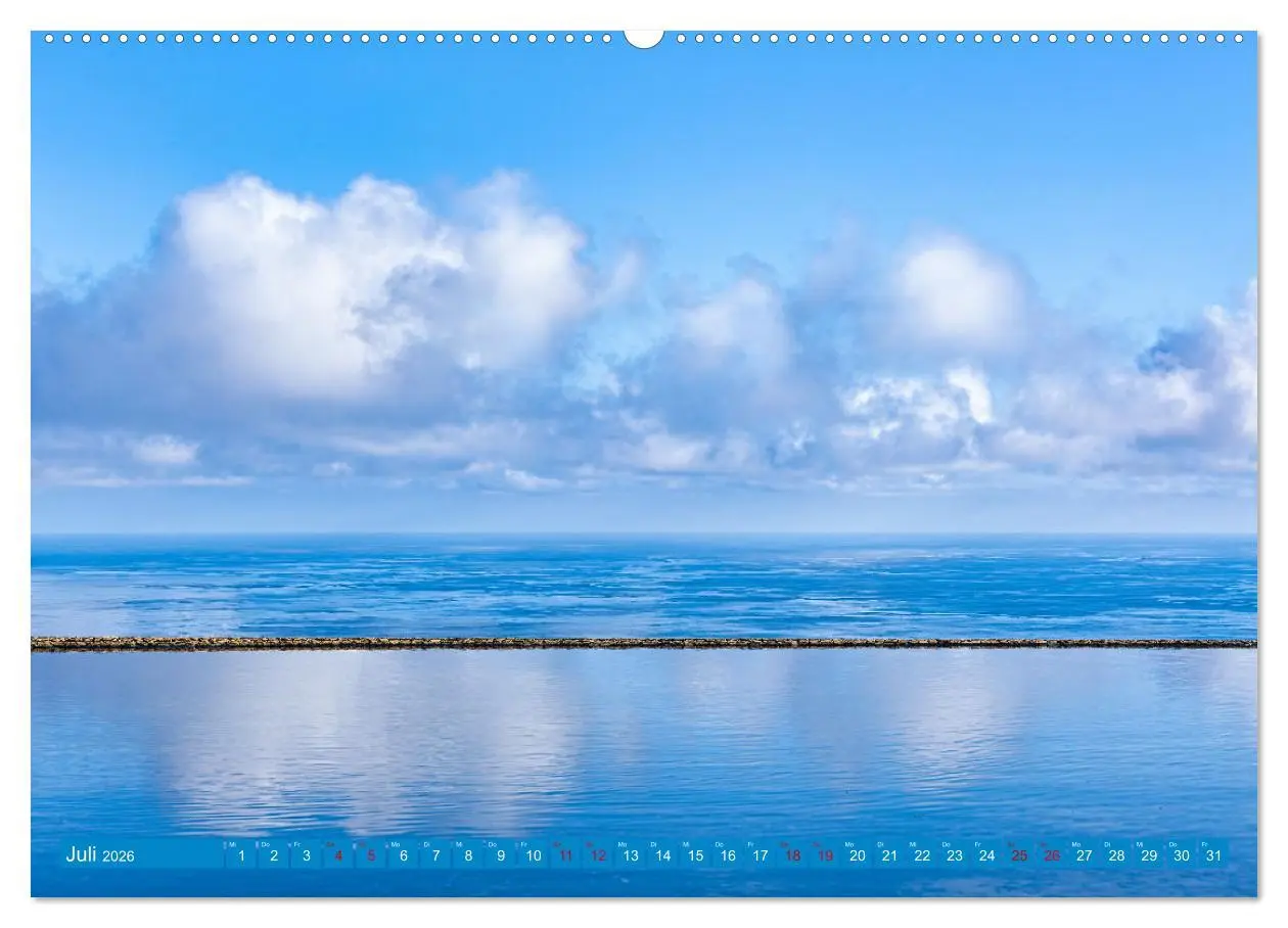 Bild: 9783457374856 | Die Farbe blau - Die Farbe der Weite und des Himmels (Wandkalender...