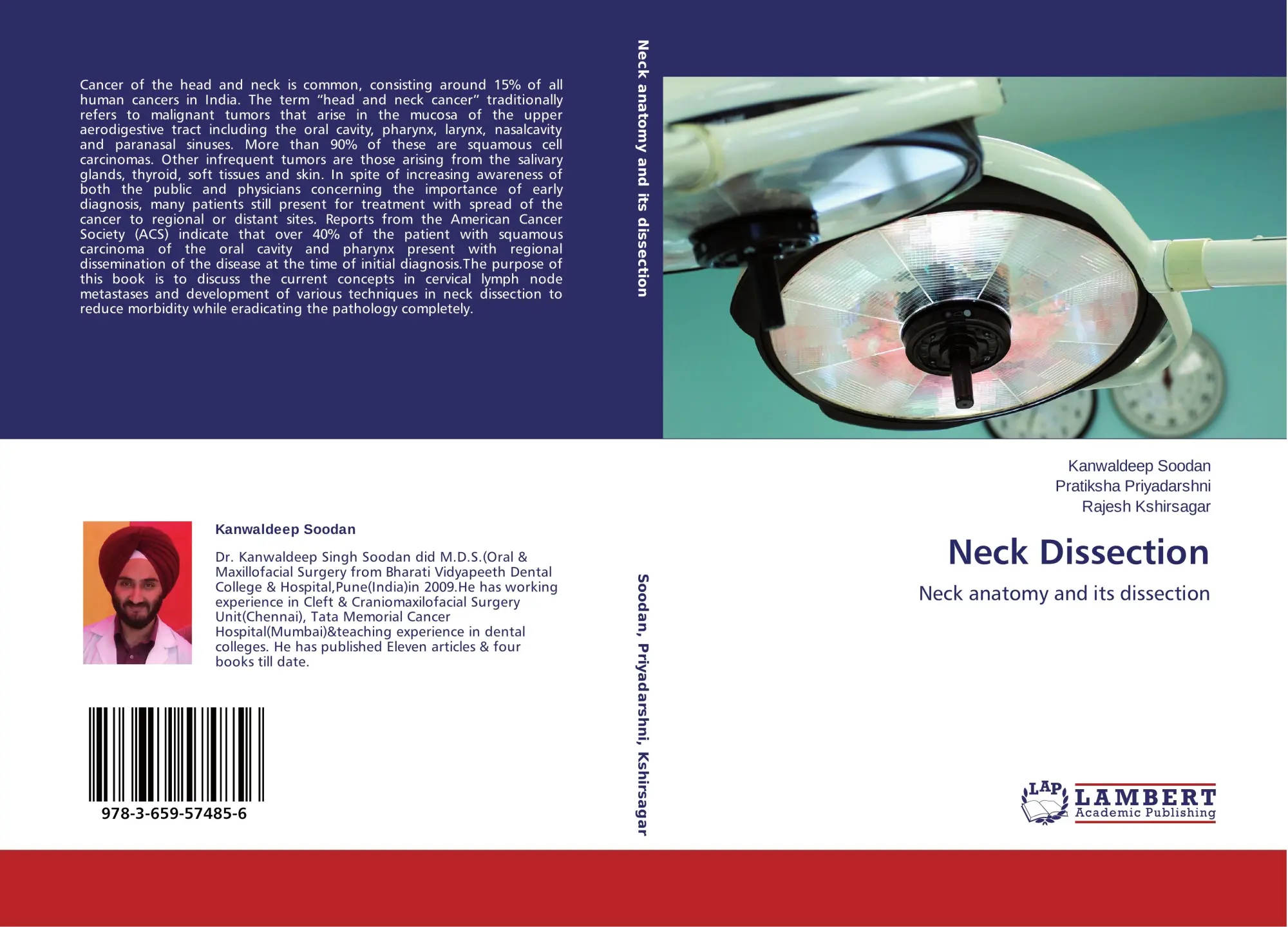 Cover: 9783659574856 | Neck Dissection | Neck anatomy and its dissection | Soodan (u. a.)