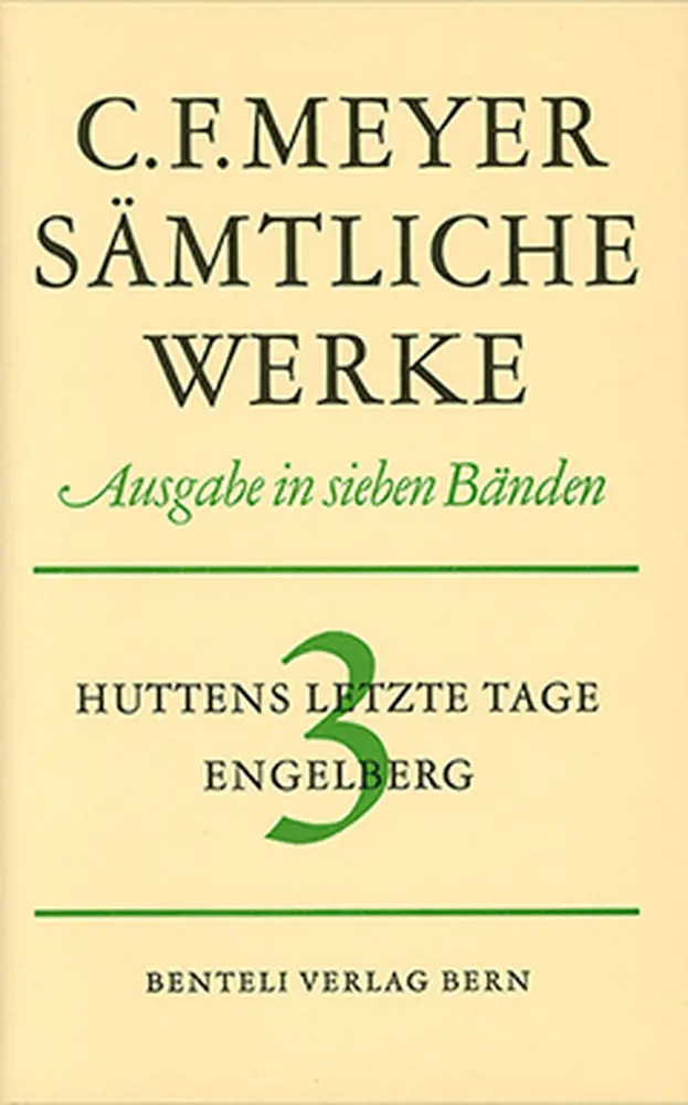 Cover: 9783835314856 | Huttens letzte Tage, Engelberg | Conrad Ferdinand Meyer | Buch | 2014