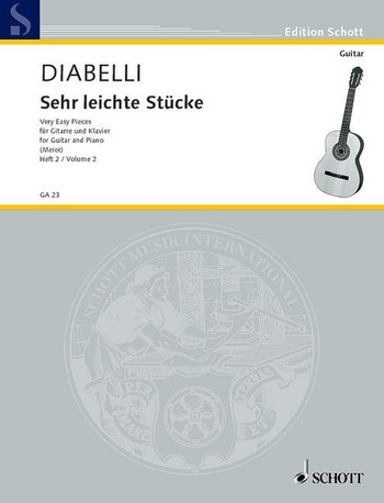 Cover: 9790001094856 | Sehr Leichte Stucke 2 | Anton Diabelli | Buch | Schott Music