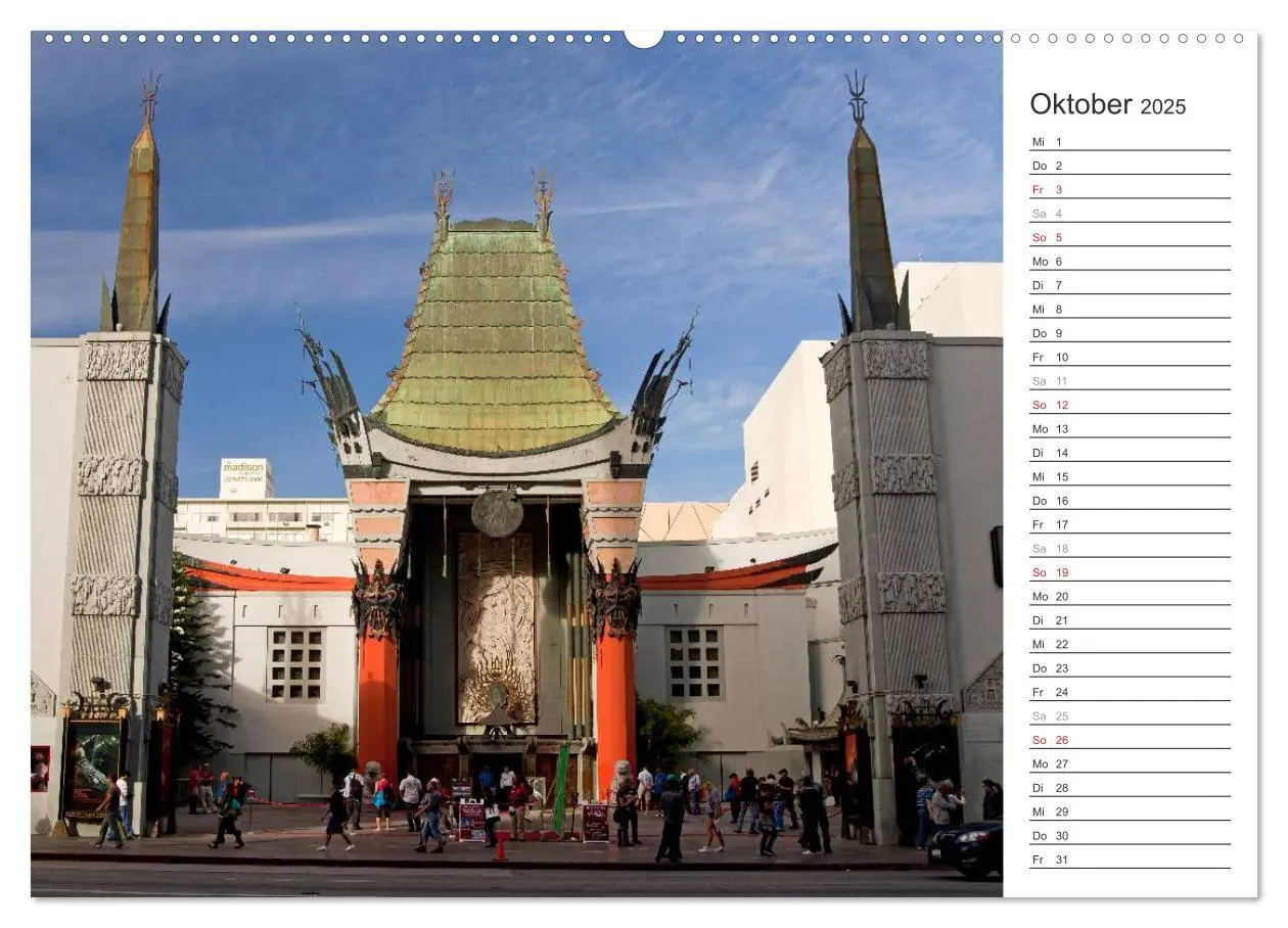 Bild: 9783435724956 | Los Angeles - Kalifornien (Wandkalender 2025 DIN A2 quer), CALVENDO...