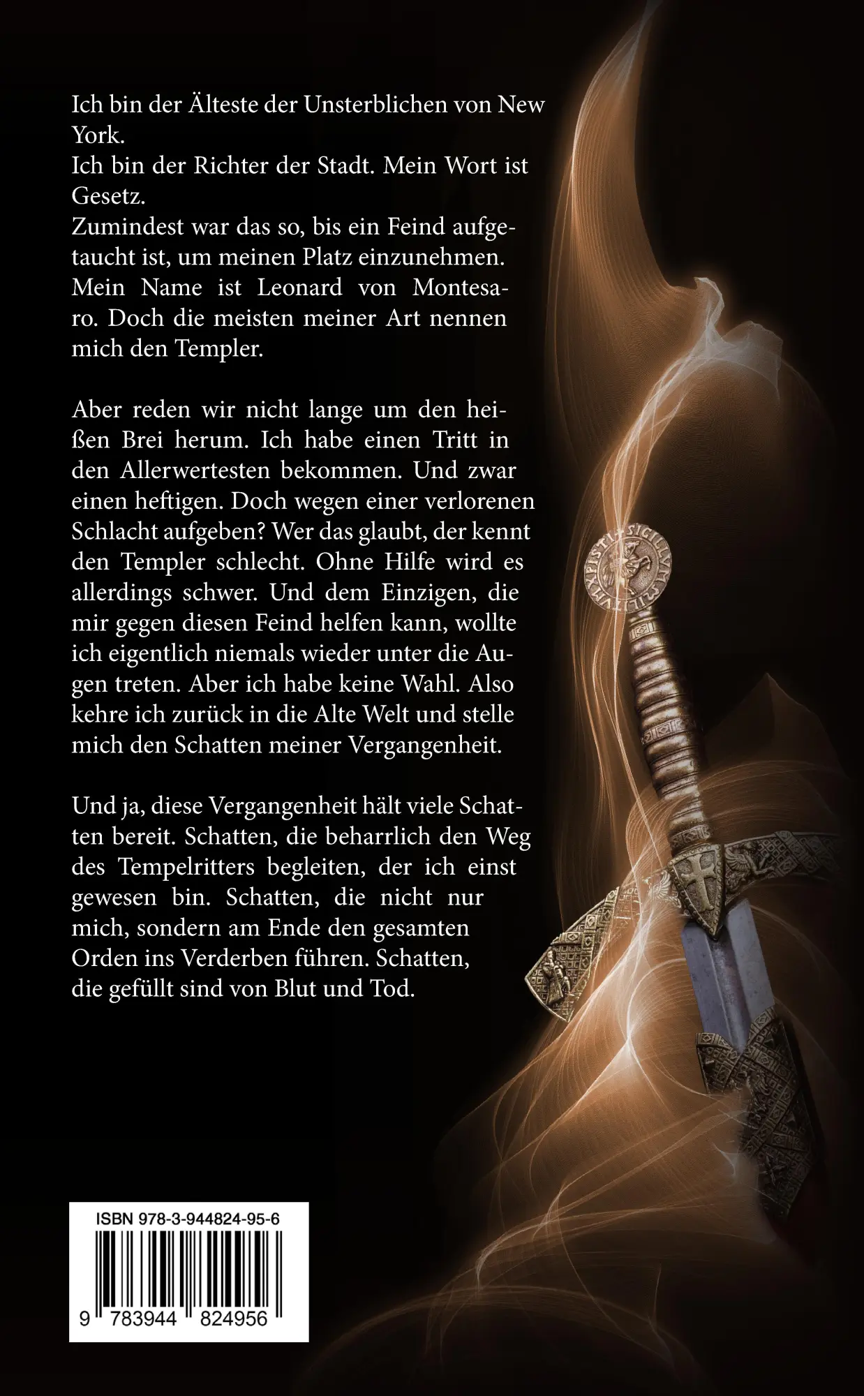 Rückseite: 9783944824956 | Schatten der Vergangenheit | Vampirroman-Reihe Band 2 | Edenhofer