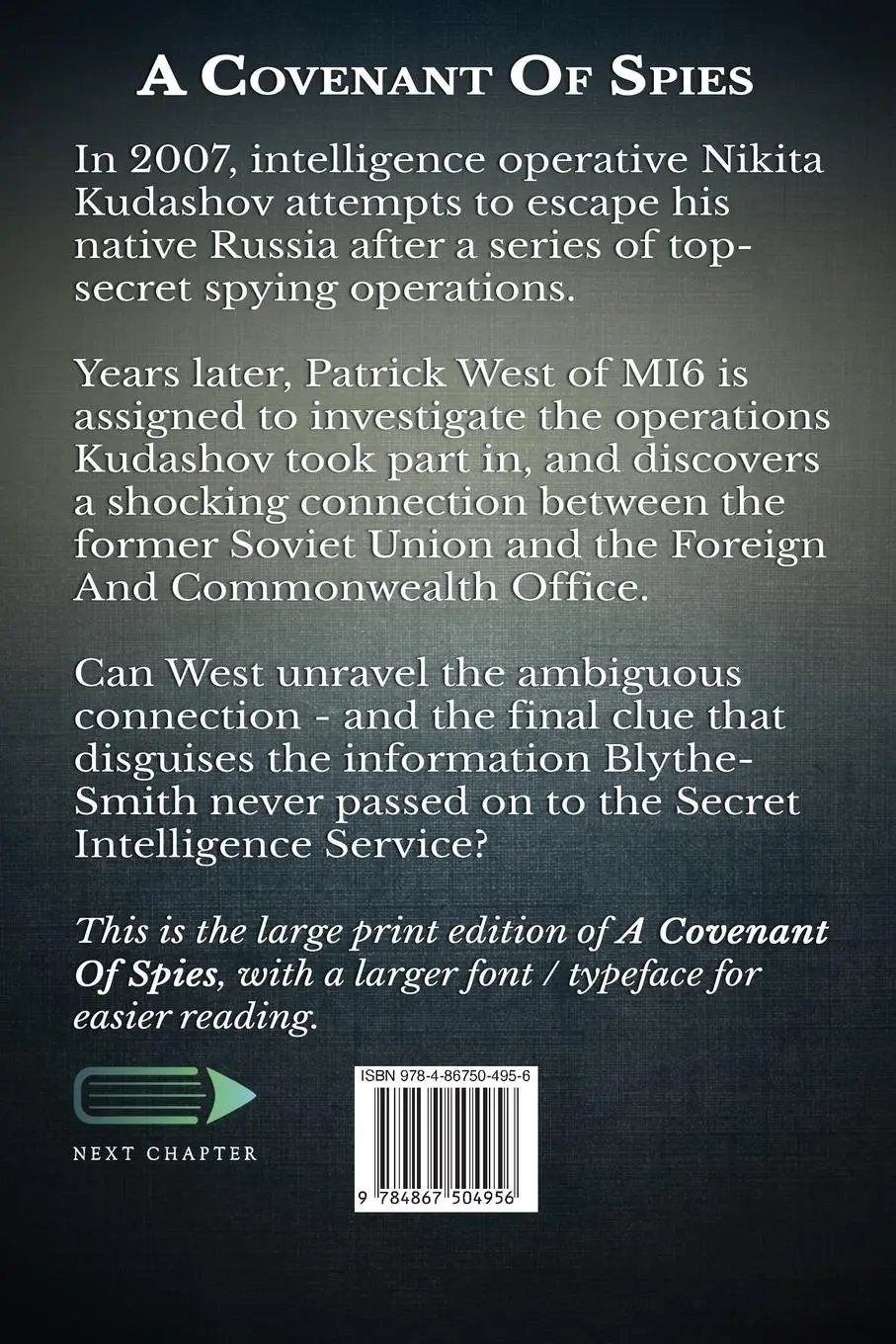 Rückseite: 9784867504956 | A Covenant Of Spies | Daniel Kemp | Taschenbuch | Englisch | 2021