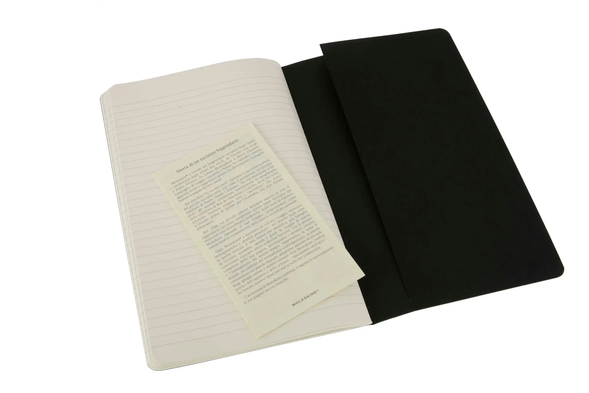 Bild: 9788883704956 | Moleskine Cahier large liniert schwarz DIN A5. 3er Pack | Moleskine