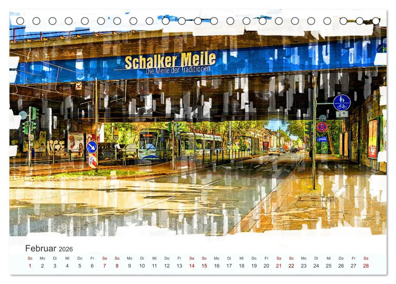 Bild: 9783457325056 | Ruhrpott Art (Tischkalender 2026 DIN A5 quer), CALVENDO Monatskalender