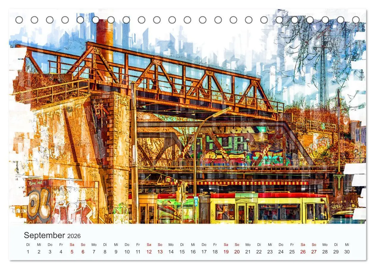 Bild: 9783457325056 | Ruhrpott Art (Tischkalender 2026 DIN A5 quer), CALVENDO Monatskalender