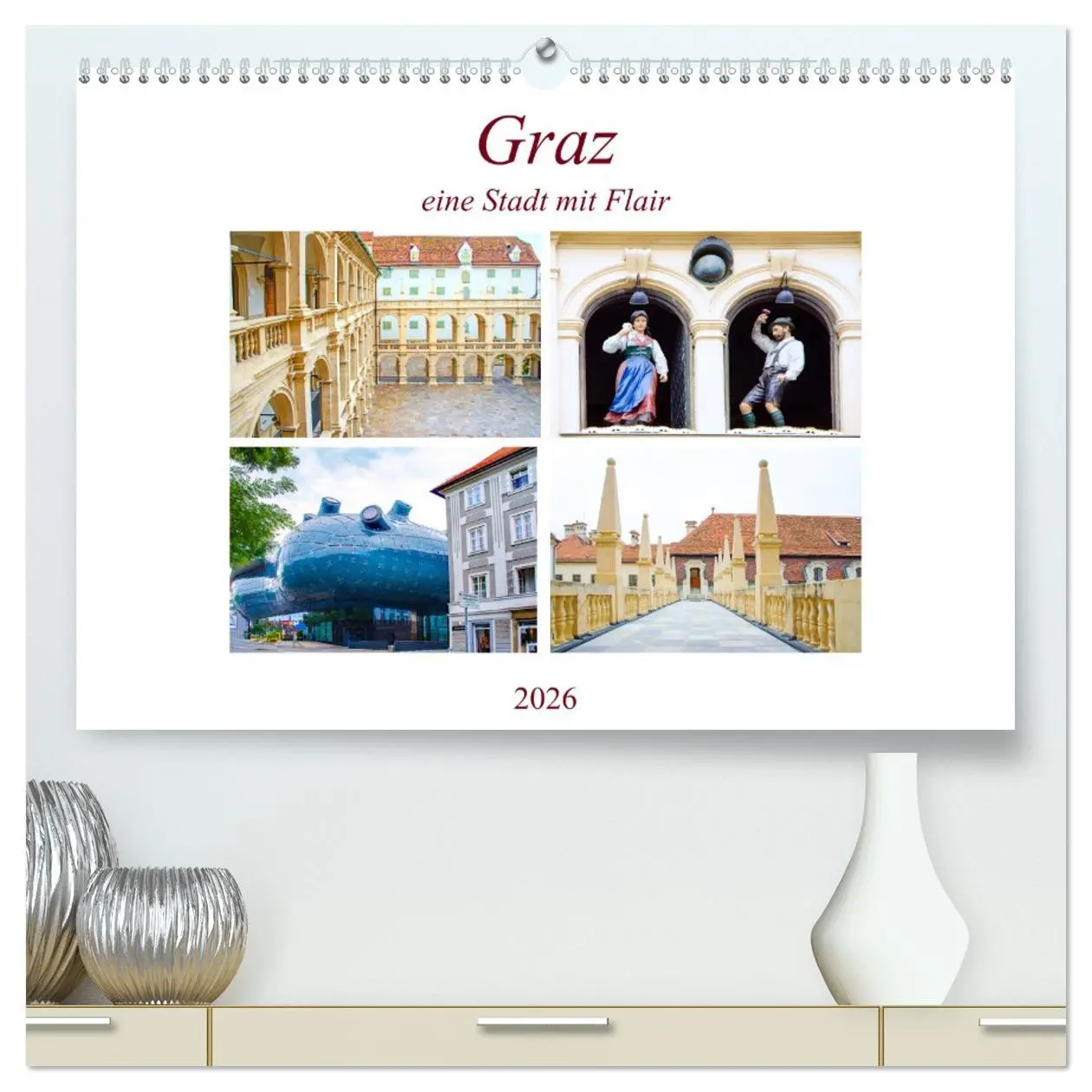 Cover: 9783457705056 | Graz - eine Stadt mit Flair (hochwertiger Premium Wandkalender 2026...