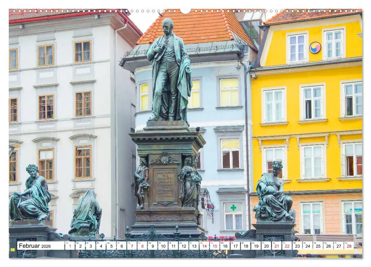 Bild: 9783457705056 | Graz - eine Stadt mit Flair (hochwertiger Premium Wandkalender 2026...