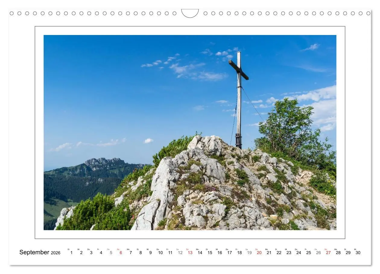 Bild: 9783457945056 | Unterwegs in den Chiemgauer Alpen (Wandkalender 2026 DIN A3 quer),...