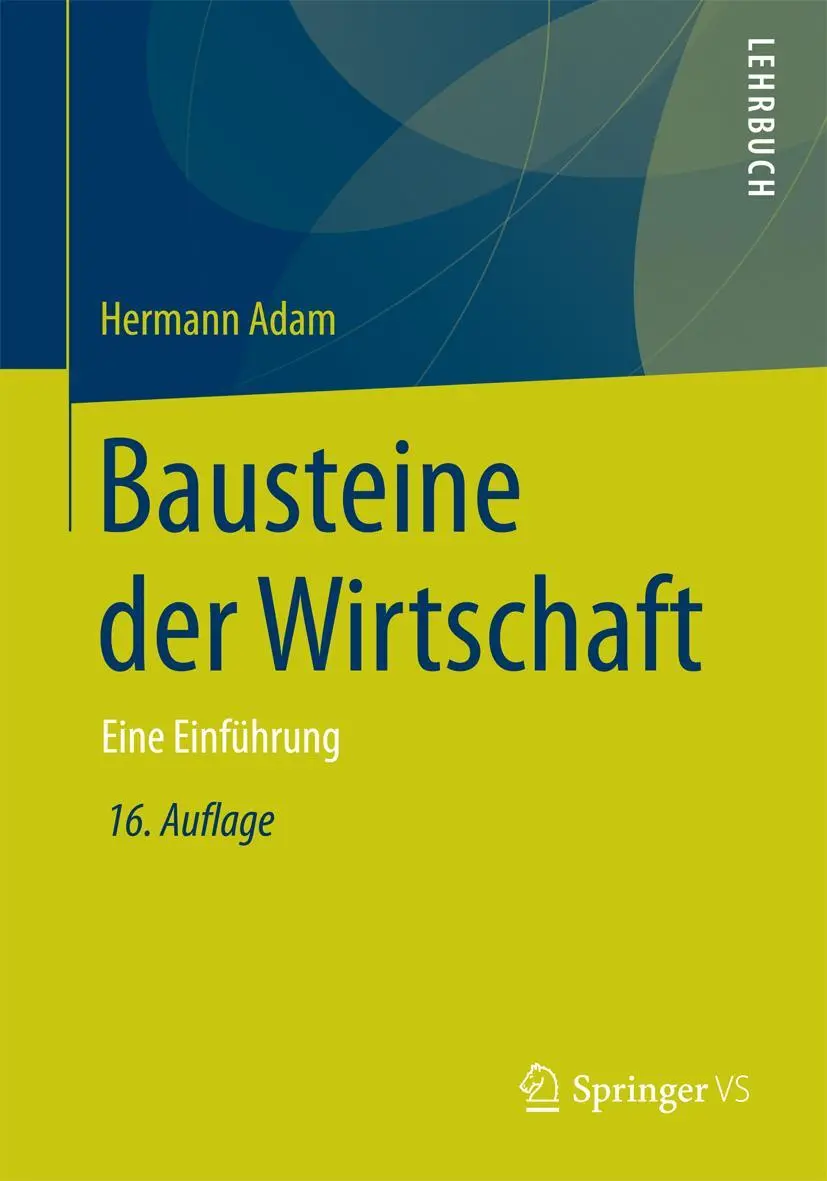 Cover: 9783531195056 | Bausteine der Wirtschaft | Eine Einführung | Hermann Adam | Buch