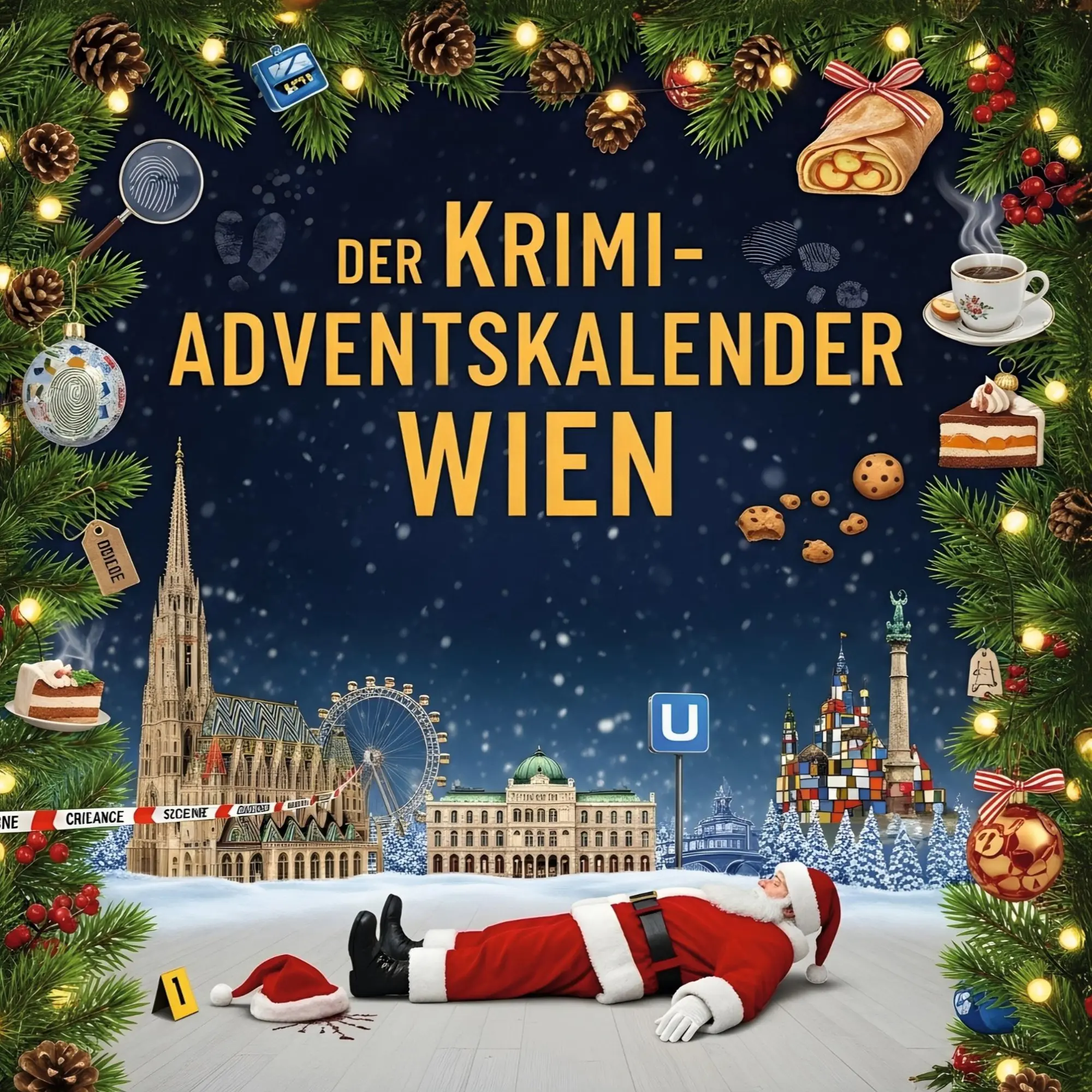 Cover: 9783695305056 | Der Krimi-Adventskalender Wien | Mordsverdächtig in 24 Akten | Wagner
