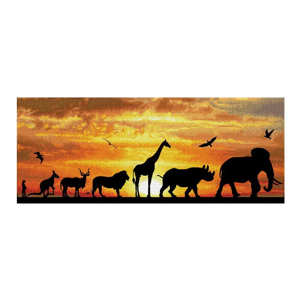 Cover: 4895225915156 | DIAMOND DOTZ - Diamond Painting Afrika Safari | Kit (Bastelset) | 2024