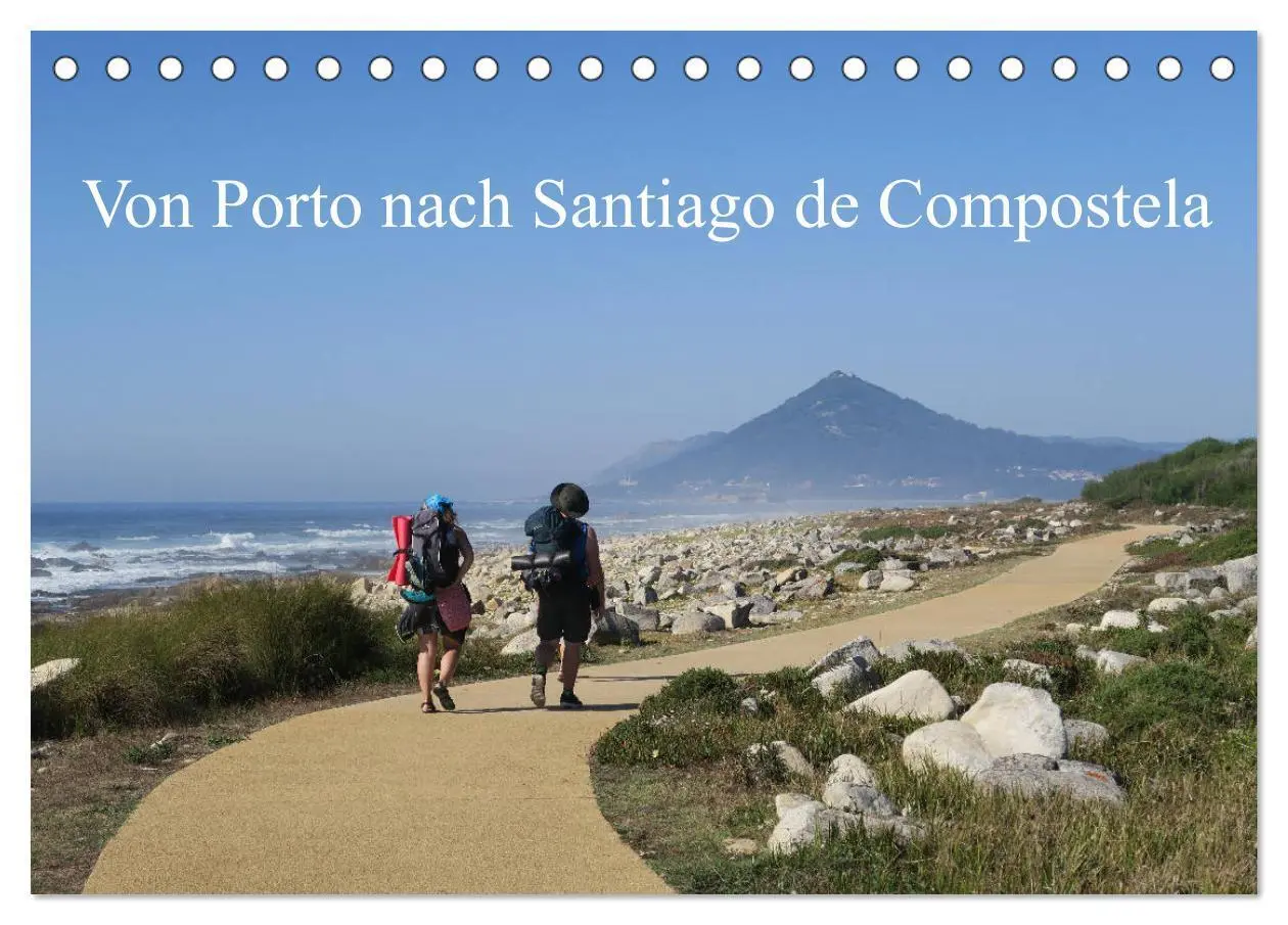 Cover: 9783435155156 | Von Porto nach Santiago de Compostela (Tischkalender 2025 DIN A5...