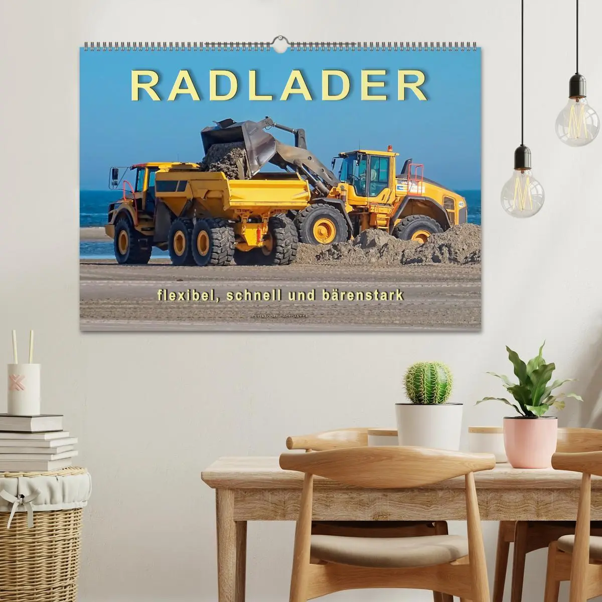 Bild: 9783457935156 | Radlader - flexibel, schnell und bärenstark (Wandkalender 2026 DIN...