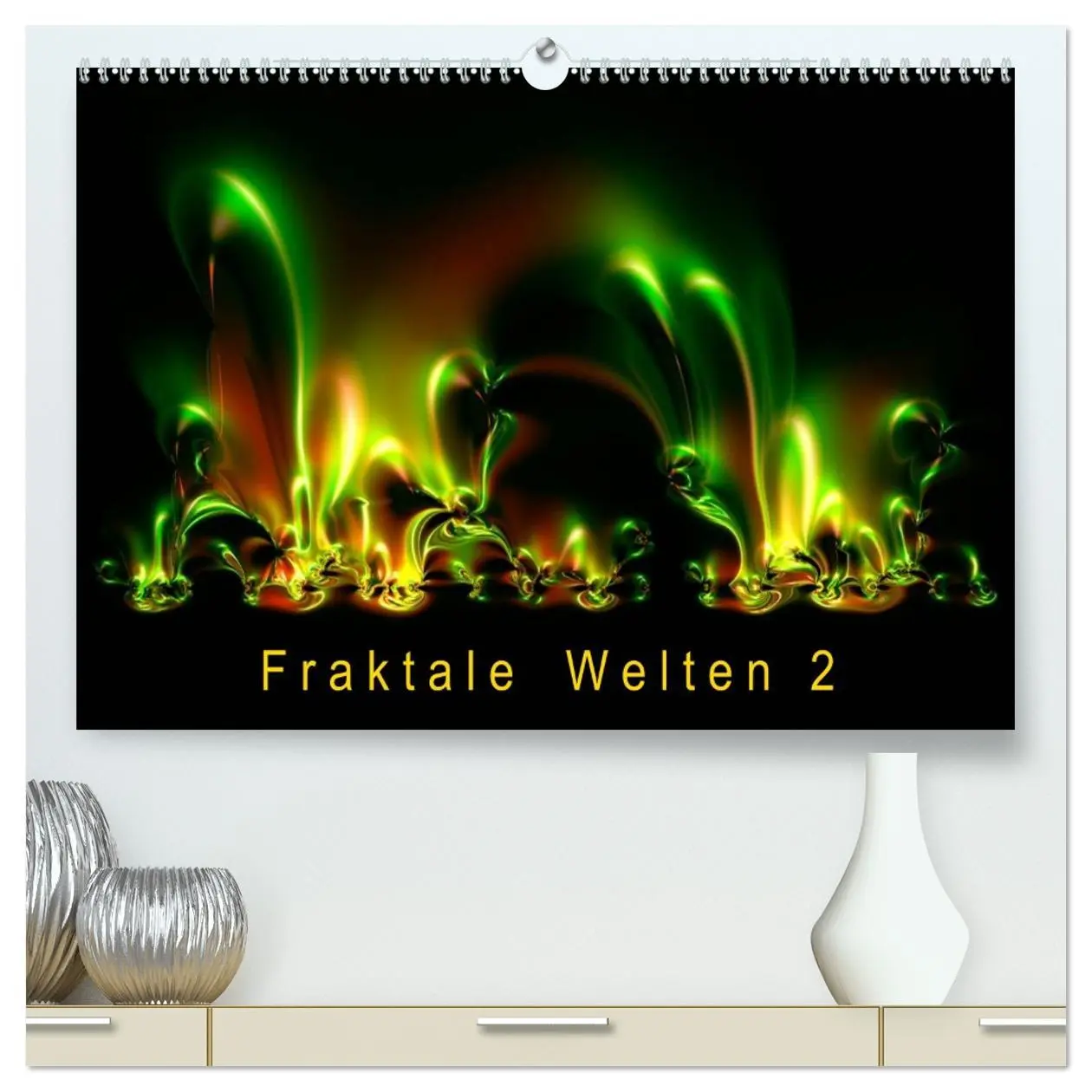 Cover: 9783516195156 | Fraktale Welten 2 (hochwertiger Premium Wandkalender 2026 DIN A2...